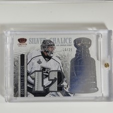 2013-14 Panini Crown Royale Silver Chalice Prime Patch #SI-JQ Jonathan Quick /25 picture