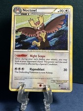 Pokemon Noctowl HGSS06 Holo Promo HeartGold SoulSilver Black Star Promo LP picture