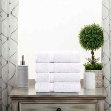 Egyptian Cotton 800 GSM Luxury Heavyweight Absorbent Hand Towel Set of 4 picture