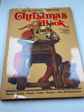 Vintage 1979 Saturday Evening Post Christmas Book Norman Rockwell 5th Printing picture