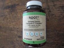 ROOT2 Turmeric Ext Curcumin C3 Complex Featuring BioPerine -- 1160 mg 120 Caps picture