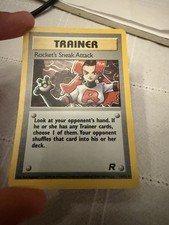 Rocket's Sneak Attack 16/82 Team Rocket Holo Some Wear picture