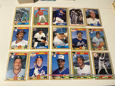 Don Mattingly + Gary Carter 1987 Topps 15 Card Lot Baseball picture