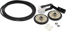 New Genuine Replace OEM Whirlpool Dryer Drum Roller Kit 4392065 with 341241 Belt picture