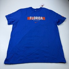 NEW Nike Florida Gators Shirt Mens Extra Large XL Blue Crew Neck Logo NCAA picture