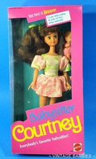 Vintage Courtney Skipper Barbie Doll Babysitter #9434 w/Original Box ~ 1990's picture