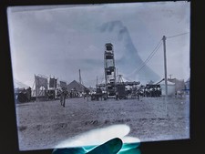 KILLER Antique Rural Kansas KS Circus Carnival Glass Photo Negative 8x10 #2 picture
