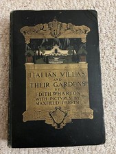 Italian Villas And Their Gardens Edith Wharton & Maxfield Parrish 1904 First Ed picture