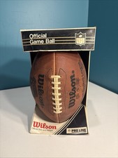 Official Wilson Super Bowl XXIV 24 Leather Game Football -49ers Vs. Broncos 1990 picture