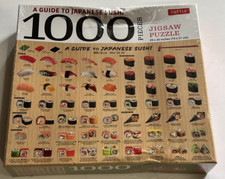 A Guide to Japanese Sushi - 1000 Piece Jigsaw Puzzle: Finished Size 29 in X 20 i picture