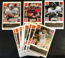 1986 McDonalds All-Star Team Football RARE BLACK TAB Complete 30ct Card Set picture