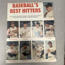 Baseball's Best Hitters 1957 Mantle Berra Williams Snider Mathews Musial Mays picture