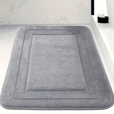 Absorbent Non-Slip Soft Bath Mat Memory Foam PVC Non-Slip Backing Universal Rug picture
