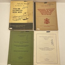 Vintage Military Books Personally Owned By Colonel George M. Chinn Very Rare picture