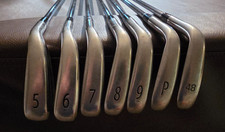 RH Titleist 718 AP1 iron set w True Temper AMT White Stiff Steel S400 5-GW picture