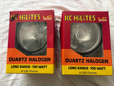 NOS 2 VTG KC HiLites 1232 Chrome Daylighter  6