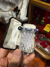 Vintage Turkish Magic Carpet Brooch | Pearl & Crystal Luxury picture