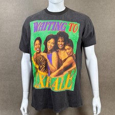 Vintage 1995 Waiting to Exhale Whitney Houston Bay Club T Shirt XL R&B 90s Music picture
