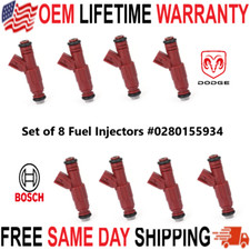 UPGRADED OEM Bosch x8 IV gen 4 hole Injectors for 00-03 Dodge 3.9L 5.9L ADD MPG picture