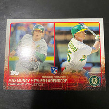 2015 Topps Update Rookie Combos Max Muncy Tyler Ladendorf RC Base #US54 picture