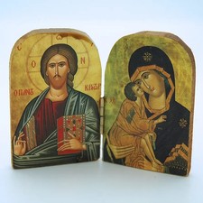 Greek Byzantine Figures Small Diptych picture