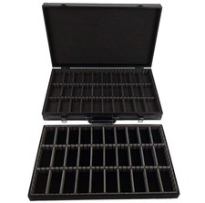HO Slot Car Aluminum Carrying Case For AFX Auto World Tyco Aurora Fits 60 cars picture