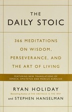 Perfect Book for Gift - The Daily Stoic 366 Meditations on Wisdom USA Stock picture