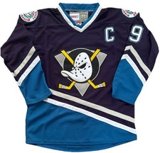Paul Kariya Anaheim Mighty Ducks Retro Mens L Large 50 RARE New W Tags Jersey picture