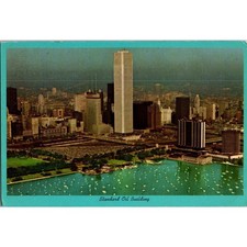 Vintage Postcard Chicago Illinois Standard Oil Building Second Tallest Building picture