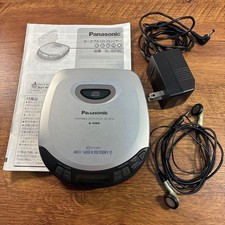 PANASONIC SL-S230 Portable CD Player Silver Anti-Shock Tested w/Earphones JAPAN picture