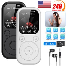 Support 128GB MP4/MP3 Bluetooth Lossless Music Player FM Radio Recorder Sport US picture