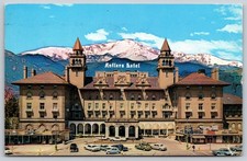 Antlers Hotel Pikes Peak Colorado Springs Colorado Postcard PC303 picture