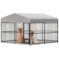 Garvee 10x10x6 FT Dog Kennel Outdoor UV-Resistant Roof Playpen Lock Large Dogs picture