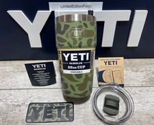 YETI Rambler 20oz Stackable Cup 🦆 OLIVE CAMO 🦌  w/🔥Matching MagSlider NWT's picture