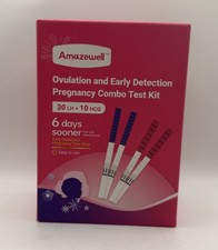 Amazewell Ovulation and Early Detection Pregnancy Combo Test Kit Exp. 08/28 picture