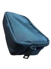 MUJI Recycled Nylon Compact Pouch Black Makeup Cosmetic Bag Japan New picture