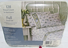 NIP  MainStays Full Size Sheet Set - 128 TC VENESSA picture