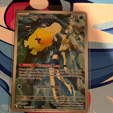 Pokémon TCG Misty's Psyduck 193/182 Illustration Rare Holo Full Art Sv10 EN picture