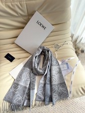 Loewe Classic Logo Pattern Luxury Scarf Barcelona Limited Edition 40x180cm picture