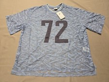Nike Sportswear Swoosh Mesh Jersey Shirt Blue 72 Oversized Size M NWT $90 FreeSH picture