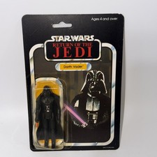 VINTAGE KENNER STAR WARS 1983 PALITOY ROTJ DARTH VADER MOC 65 BACK CLEAR BUBBLE picture