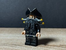 LEGO Pirates of the Caribbean Blackbeard Minifigure Pirate Rare poc007   picture