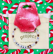 NEW Little Words Project DISNEY Christmas SANTA Mickey Mouse OH JOY Bracelet O/S picture