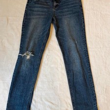 KUT from the Kloth Catherine Boyfriend Jeans 29 Distressed Mid Rise Relaxed Fit picture