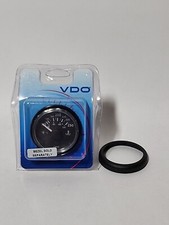 VDO 2-1/16 in. ViewLine Onyx 250F/120C Water Temperature Gauge 12/24V W/ Harness picture