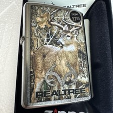 Zippo Realtree Edge Camo Deer Buck Lighter - 46224 - New picture