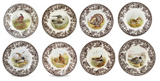 Spode Woodland Set Of 8 dinner   Plates- 8 unique animals   inc lapwing  3763 picture