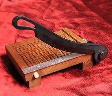 Antique Ideal School Supply Ingento Paper Cutter No 1 Small Cast Iron Trimmer EC picture