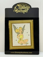 Disney Auctions 2002 Tinker Bell Laughing Sitting Jumbo LE 100 Pin Glittery picture