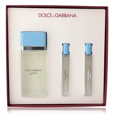 Dolce and Gabbana Ladies Light Blue 3pcs EDT Gift Set Fragrances 8056669922247 picture